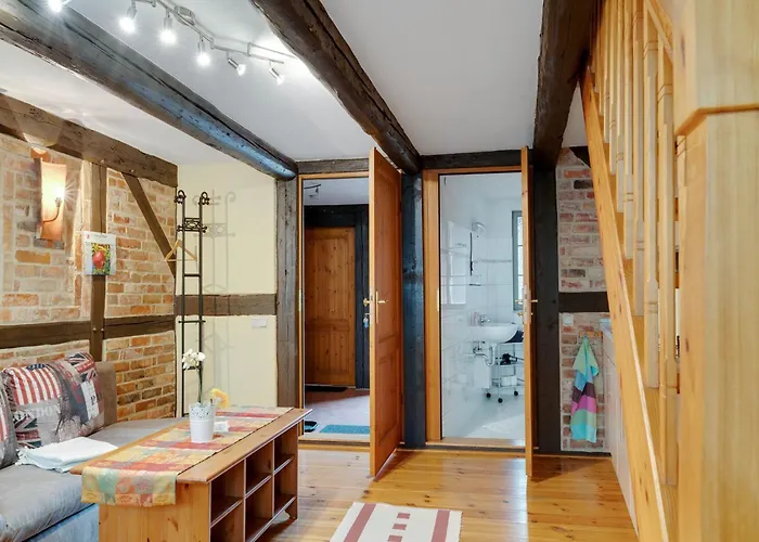 아파트 Historic Haven In 크베들린부르크